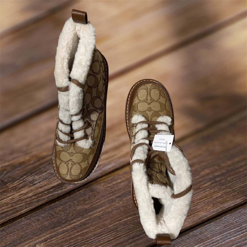 IMANI JACQUARD BOOT KHAKI/SADDLE CE318 KH/SD  Size 6.5B - Picture 2 of 6